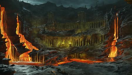 00098-25479028-Scene Concept, Lava Field, 3D Rendering, Ultra Clear Detail, Masterpiece, High Quality, Landscape, Unmanned, Fire, Architecture,.png